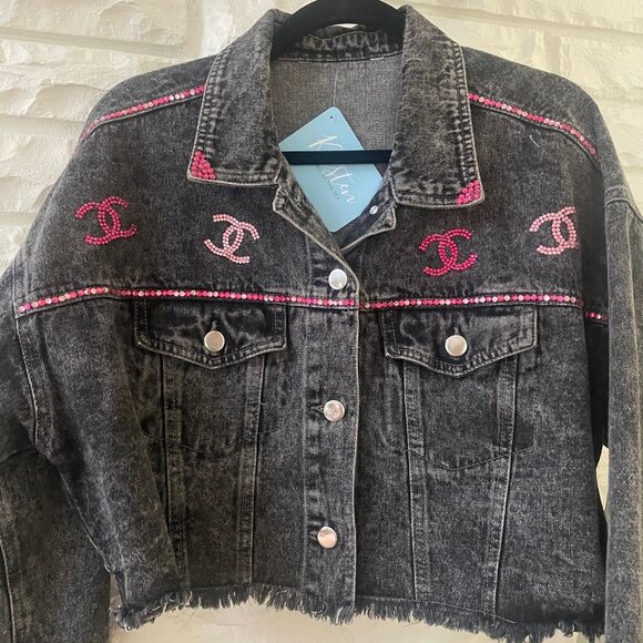 Jackets & Blazers - One of a kind designer denim jacket